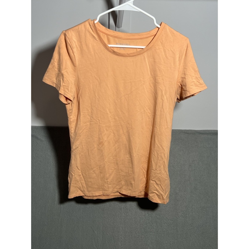 Amazon Essentials Women's‎ Peach Crew Neck Short Sleeve T-Shirt Size M